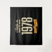 1978年生まれ 誕生日プレゼント タペストリー (正面)