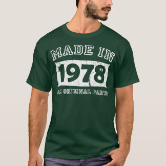 1978年製オリジナル部品誕生日ギフト動揺して Tシャツ