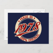 1978年製 ポストカード (正面/裏面)