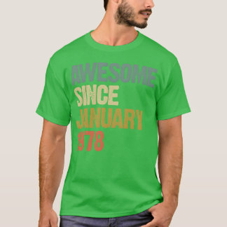 1978年1月以来のグルーヴィーなレトロな素晴らしさ ファニーマグ Tシャツ