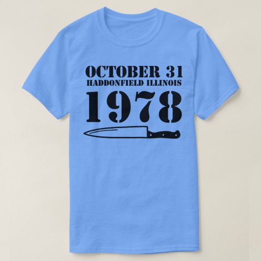 1978年10月31日1 Tシャツ (デザイン正面)