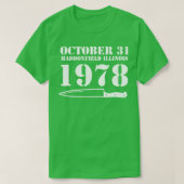 1978年10月31日 Tシャツ (デザイン正面)