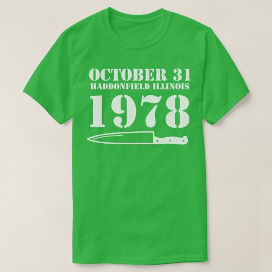 1978年10月31日 Tシャツ (デザイン正面)