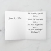 1978年6月9日 カード (内部)