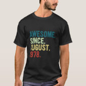 1978年8月から45周年 Tシャツ (正面)