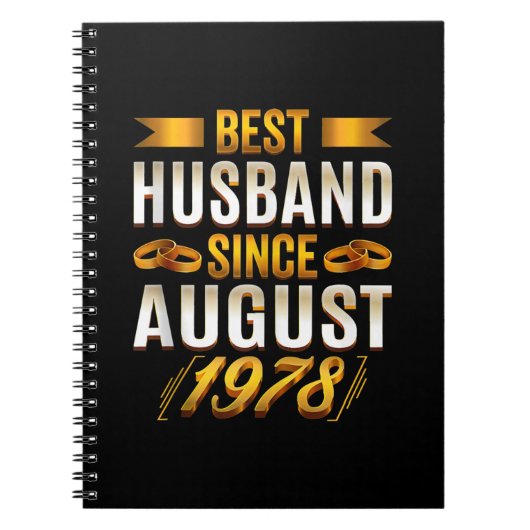 1978最高の年から42おもしろい年まで夫 ノートブック (正面)