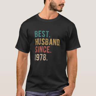 1978最高の年から44周年を迎え結婚た夫 Tシャツ
