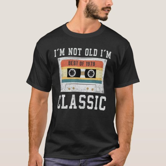 1978最高の年の男性のBDay Tシャツ (正面)