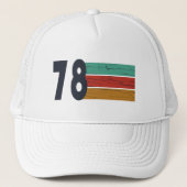 1978生まれ年のヴィンテージ誕生日ギフト キャップ (正面)