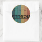 1978生まれ年のヴィンテージ ラウンドシール (バッグ)