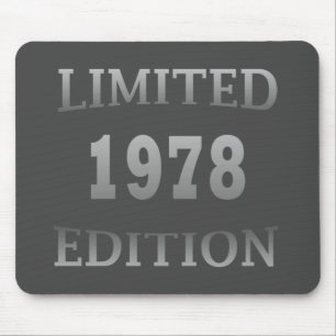 1978生まれ年の誕生日ギフト マウスパッド