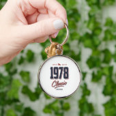 1978生まれ年誕生日 キーホルダー (手)