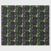 1978誕生日年トリビア ラッピングペーパー (フラット)