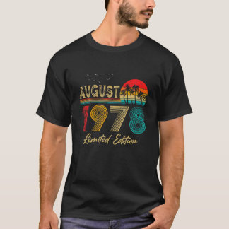 1978 43歳威厳がある限定版43rd Birt Tシャツ