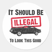 1978 Chevrolet Camaro Z28 ラウンドシール (正面)