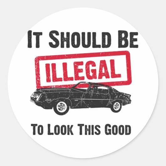 1978 Chevrolet Camaro Z28 ラウンドシール (正面)