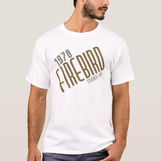1978 FIREBIRD TRANS AM -多金ゴールド Tシャツ