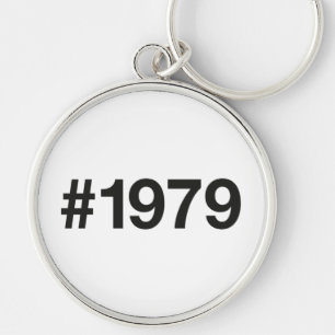 1979ハッシュタグ46誕生日記念日 キーホルダー