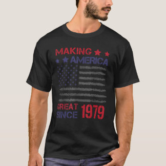 1979年から素晴らしアメリカを作る44誕生日T Sh Tシャツ