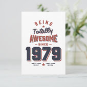 1979年から素晴らし完全に誕生日 出欠カード (スタンド正面)