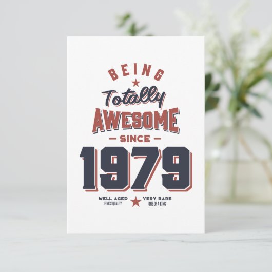 1979年から素晴らし完全に誕生日 出欠カード (スタンド正面)