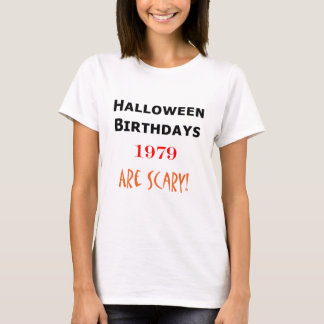 1979年のハロウィンの誕生日 Tシャツ