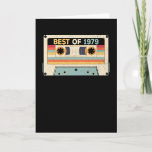 1979年のベスト 誕生日カセットテープ カード