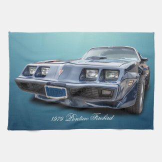 1979年のPONTIAC FIREBIRD キッチンタオル