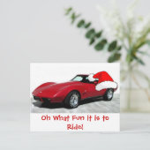 1979年クリスマスレッドコルベット シーズンポストカード (スタンド正面)