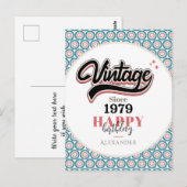 1979年ヴィンテージ ポストカード (正面/裏面)