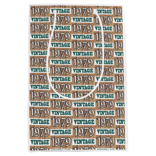 1979年生まれ中抱き枕 ミディアムペーパーバッグ (正面)