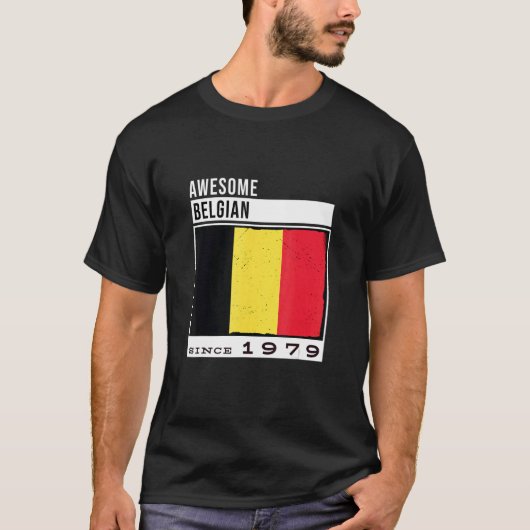 1979年素晴らし以来ベルギー43番目の誕生日 Tシャツ (正面)
