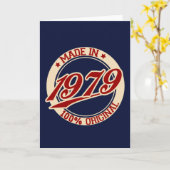 1979年製 カード (黄色い花)