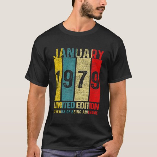 1979年1月限定版43年の畏敬 Tシャツ (正面)