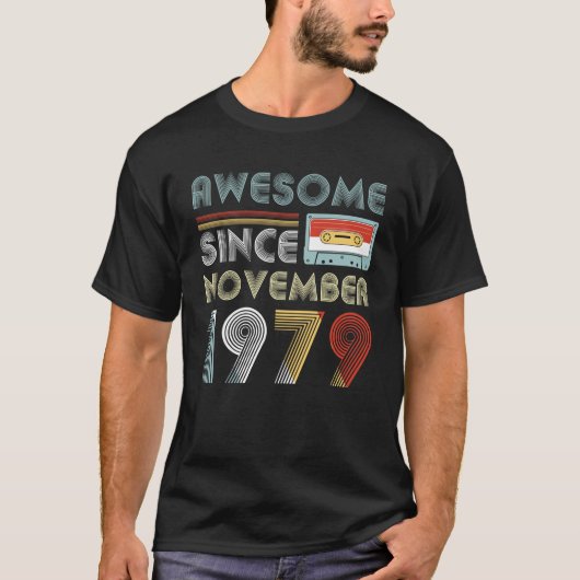 1979年11月のワイシャツの第40誕生日以来素晴らしい Tシャツ (正面)
