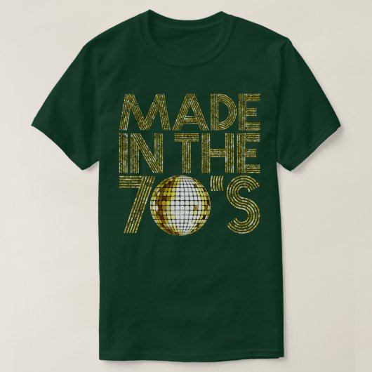 1979年70年代に作られたレトロディスコ40年 Tシャツ (デザイン正面)