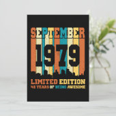 1979年9月限定 42歳誕生日 招待状 (スタンド正面)