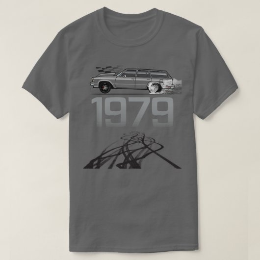 1979数々の色ワゴン Tシャツ (デザイン正面)