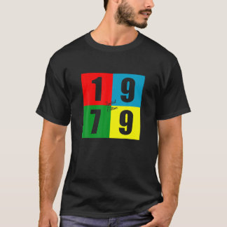 1979生まれ年のレトロヴィンテージ43Rd Limited Edition Bi Tシャツ