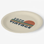 1979生まれ年のヴィンテージ誕生日ギフト ペーパープレート (アングル)