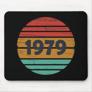 1979生まれ年のヴィンテージ誕生日ギフト マウスパッド