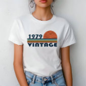 1979生まれ年のヴィンテージ誕生日ギフト Tシャツ