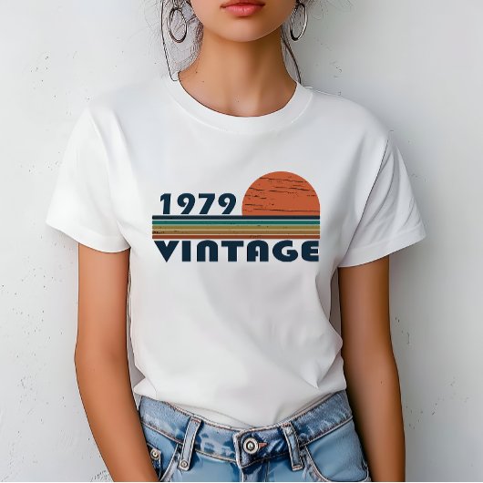 1979生まれ年のヴィンテージ誕生日ギフト Tシャツ