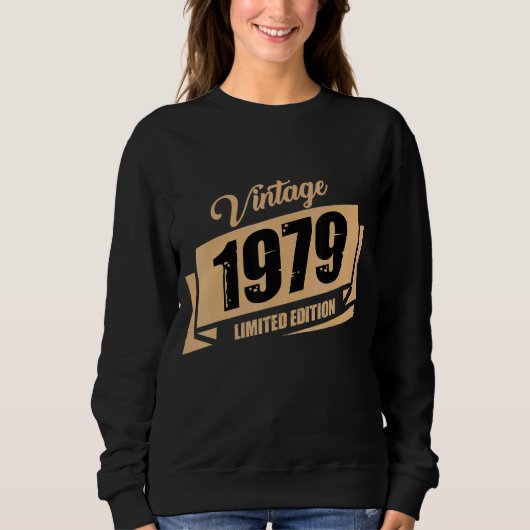 1979生まれ年の誕生日ヴィンテージ1 スウェットシャツ (正面)