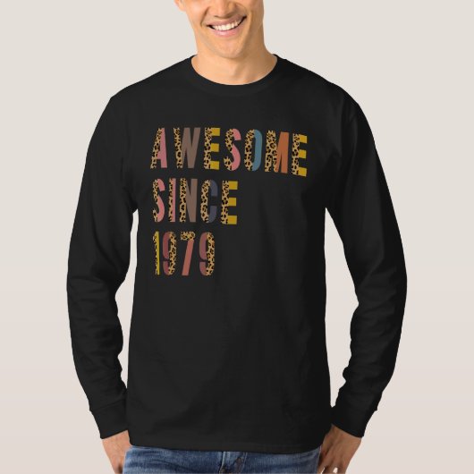 1979素晴らし年からLeopard 1979誕生日1 Tシャツ (正面)