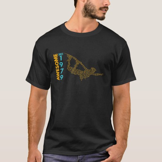 1979素晴らし年以降。ウェイクボードライフスタイル Tシャツ (正面)