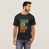 1979素晴らし年10月以降の誕生日 Tシャツ (正面フル)