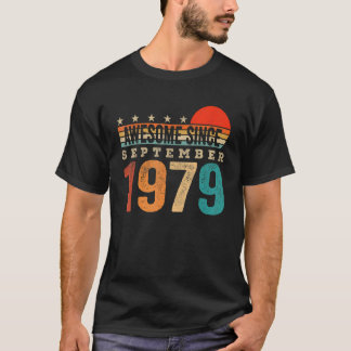 1979素晴らし年9月43日誕生日43年 Tシャツ