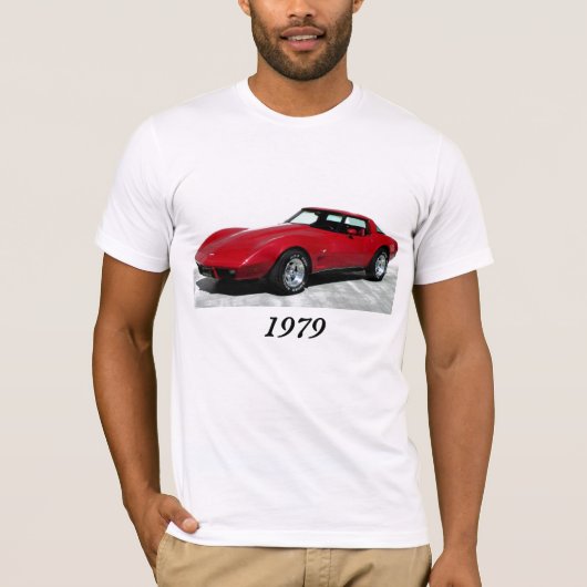 1979赤コルベット Tシャツ (正面)