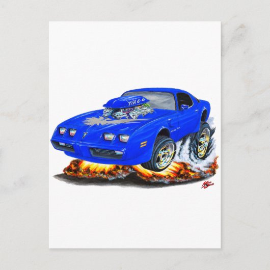 1979-81トランスアムブルーグレーカー ポストカード (正面)